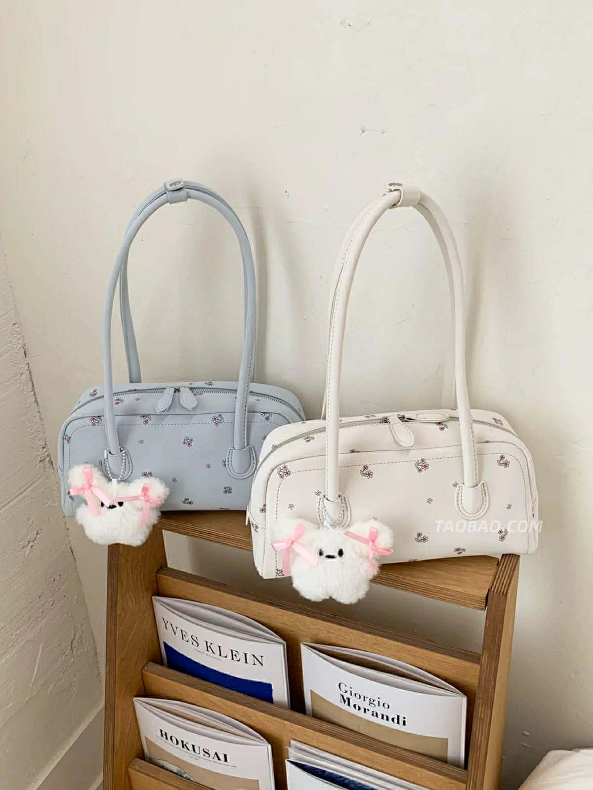 "YUMII" BỘ ÁO VÀ QUẦN DÀI SATIN LONG PAJAMA SHIRT + PANTS  / BROWN